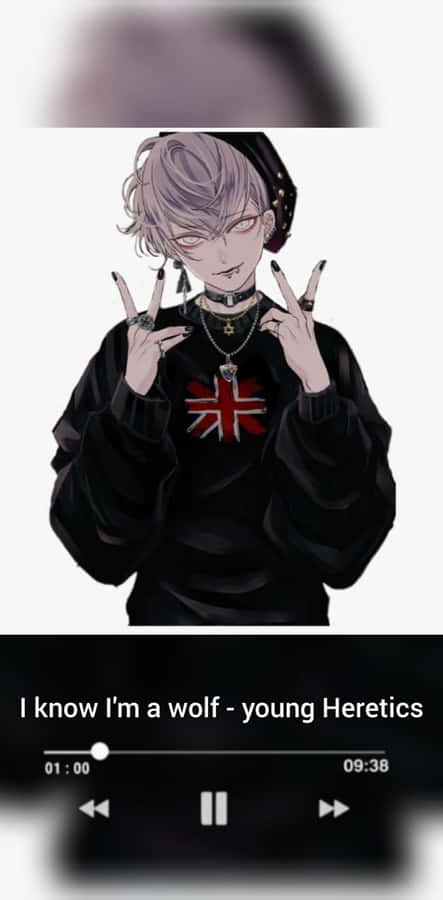 Lonely Emo Anime Boy Wallpaper