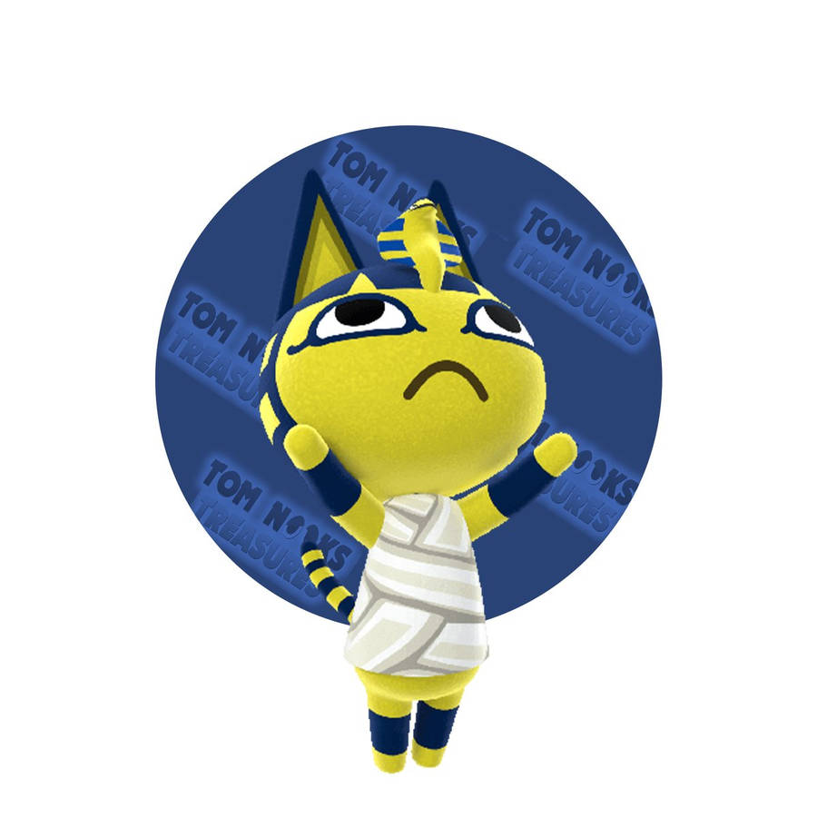 Look At The Regal Allure Of Ankha, The Rare Cat Villager From Animal Crossing. Wallpaper