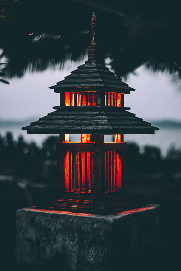 Looking Sleek – Japanese-style Dark Iphone Wallpaper