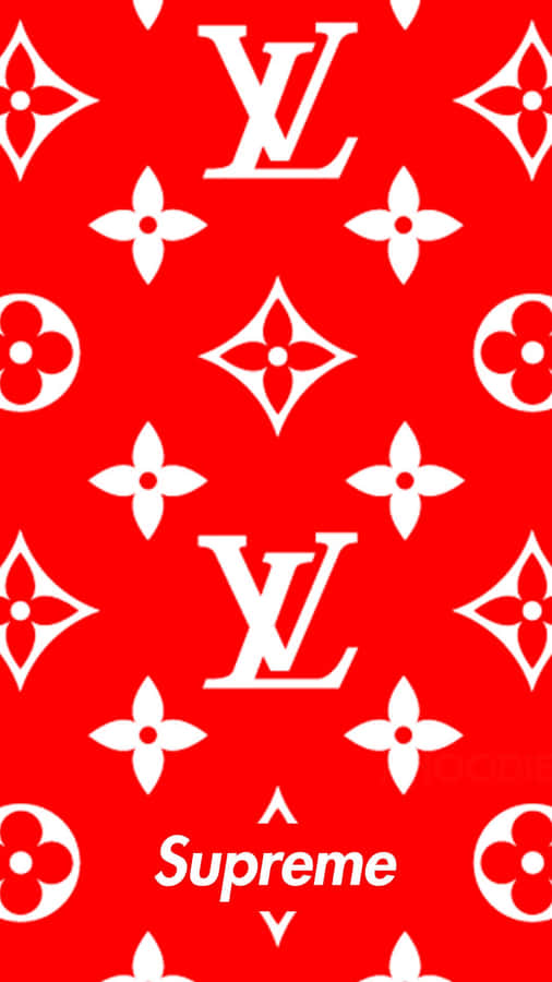 Louis Vu Supreme Wallpaper Wallpaper