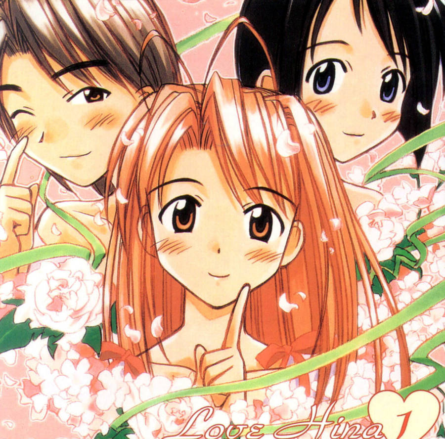 Love Hina Mitsune Naru Shinobu Wallpaper