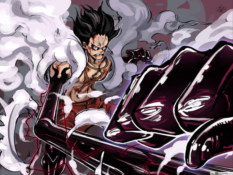 Download free Luffy Gear 4 Exhausted Wallpaper - MrWallpaper.com