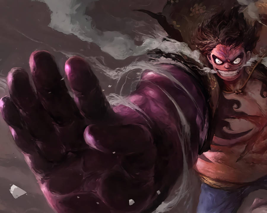 One Piece Wallpaper Ruffy Gear Vierter