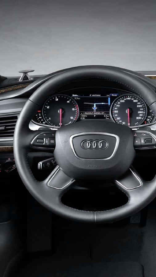 Luxurious Car Interior Wallpaper
