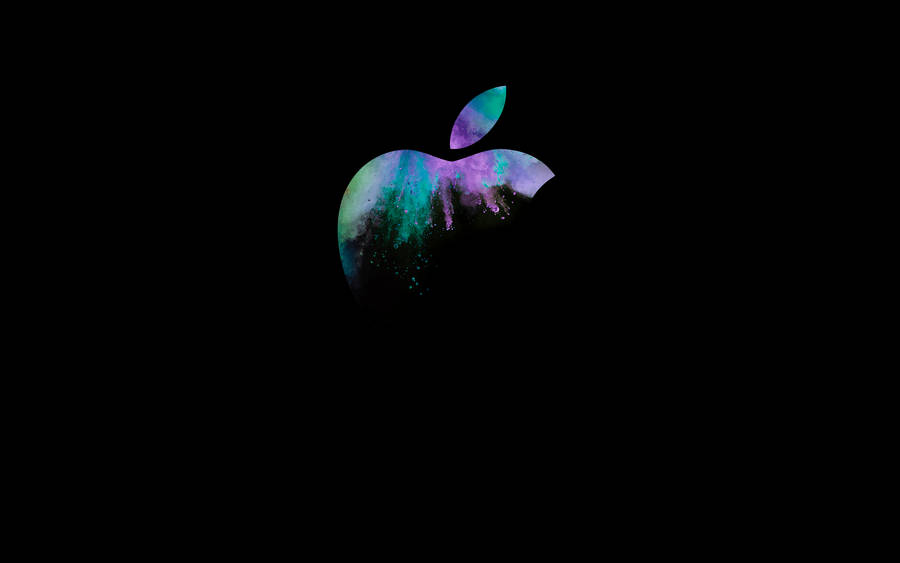 Colorful Circles with Black Background and Apple Logo HD wallpaper | Pxfuel