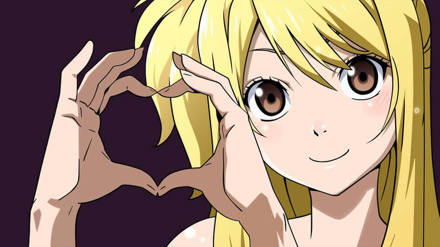 Magical Lucy Heartfilia From Fairy Tail Wallpaper