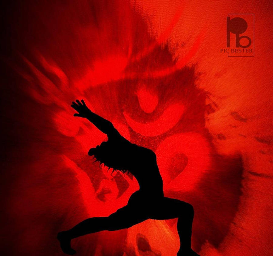 Mahakaal Silhouette Stretching Hd Wallpaper