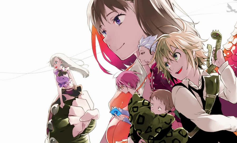 Main Cast Seven Deadly Sins 4k Wallpaper