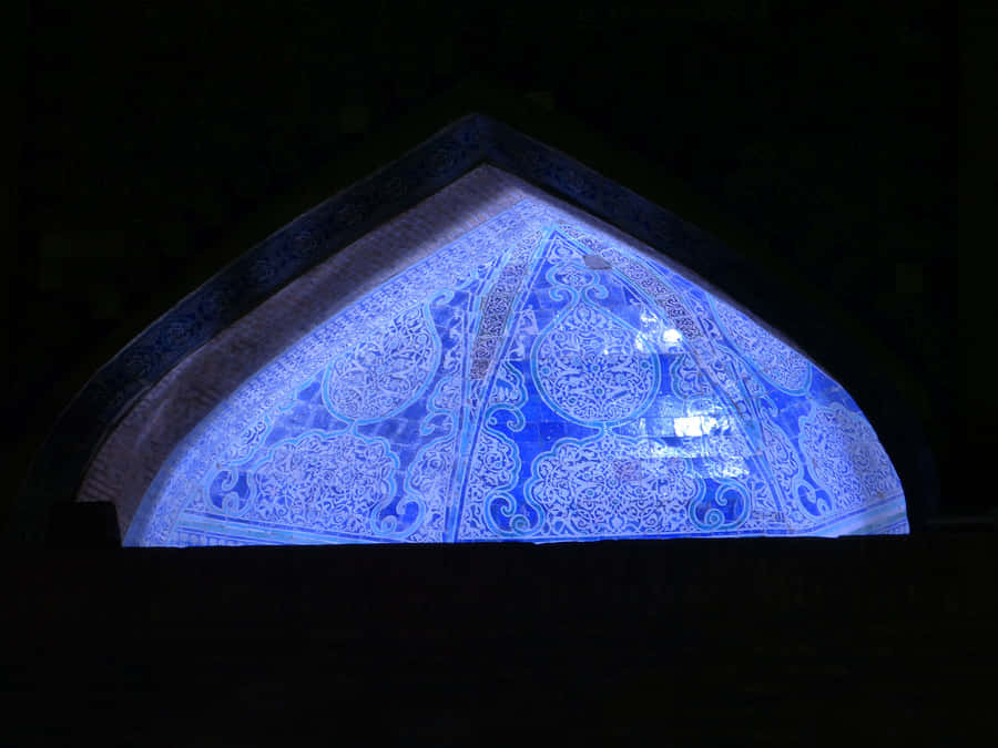 Majestic Blue Domes Of Khiva Wallpaper