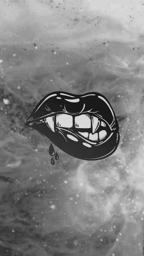 Make A Statement With A Goth Aesthetic Black Outfit. Wallpaper