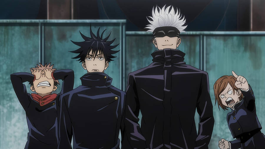 Maki & Panda - The Cute First Years Of Jujutsu Kaisen Wallpaper