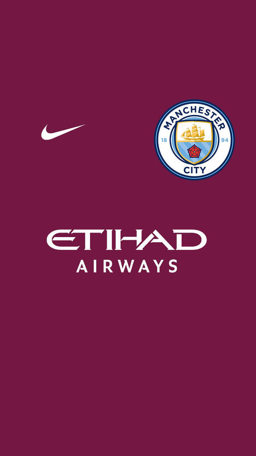 Download free Manchester City Logo Plum Aesthetic Wallpaper ...