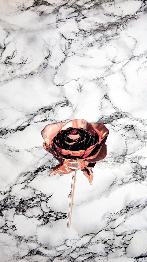 Download free Marble Rose Gold Aesthetic Wallpaper - MrWallpaper.com