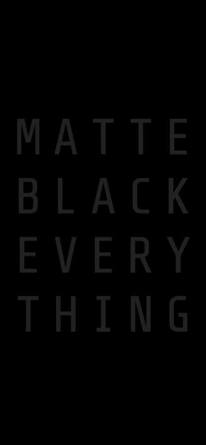 Matte Black Everything Graphic Wallpaper