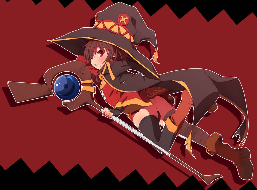 Megumin Wallpaper :) - Konosuba | Anime warrior girl, Anime backgrounds  wallpapers, Anime art