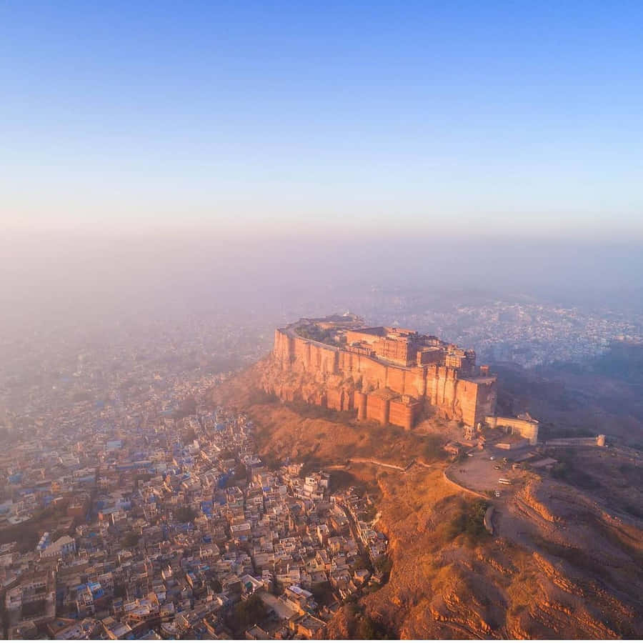 Mehrangarh Fort Aerial View Wallpaper