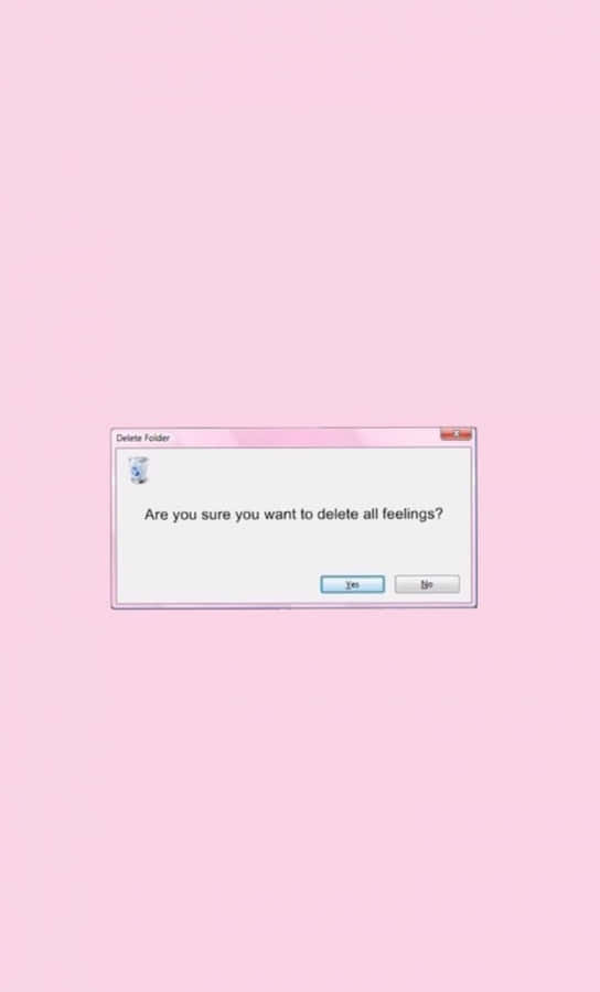 Message Pink Aesthetic Mood Wallpaper