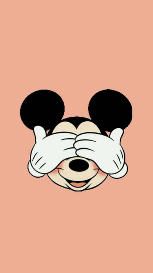 Mickey_ Mouse_ Covering_ Eyes Wallpaper