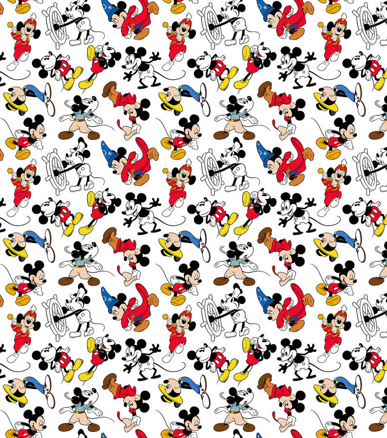 Download free Mickey Mouse Pattern Wallpaper - MrWallpaper.com