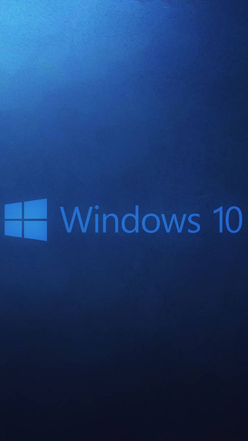 Microsoft Windows 10 Blue Cover Wallpaper