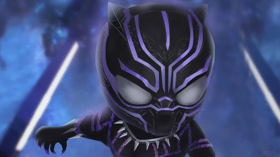 Mini Cute Black Panther Wallpaper