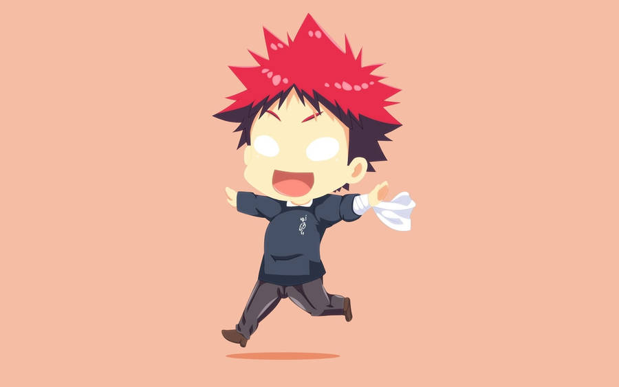 Download wallpaper green, red hair, anime, man, boy, asian, hand, fist,  section shonen in resolution 1024x1024