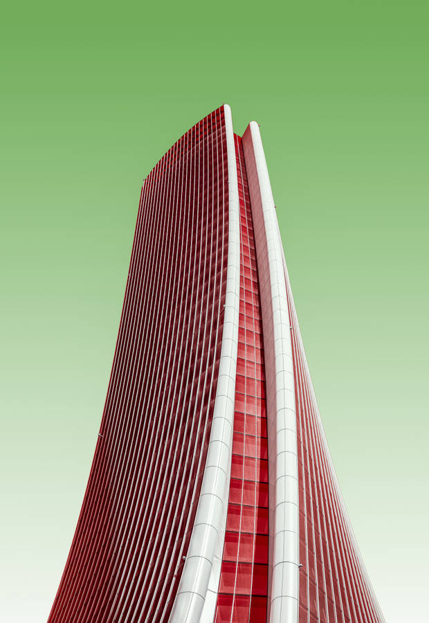 Minimalist Contemporary Building Wallpaper