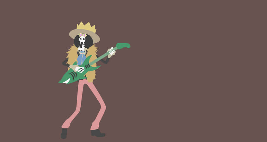 Minimalist One Piece Soul King Brook Wallpaper