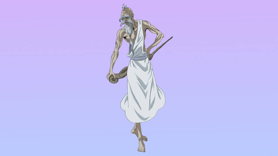 Minimalist Zeus Record Of Ragnarok Wallpaper