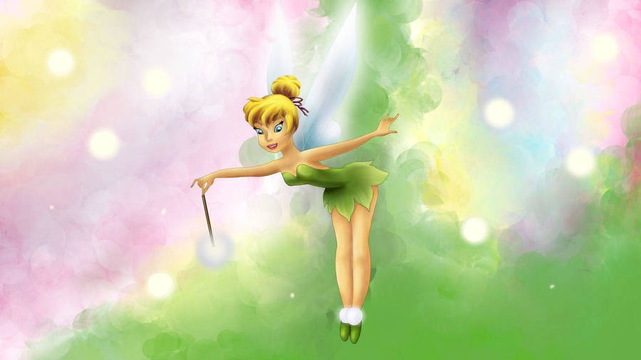 Tinkerbell by Emilia89, tinkerbell pink background HD phone wallpaper |  Pxfuel