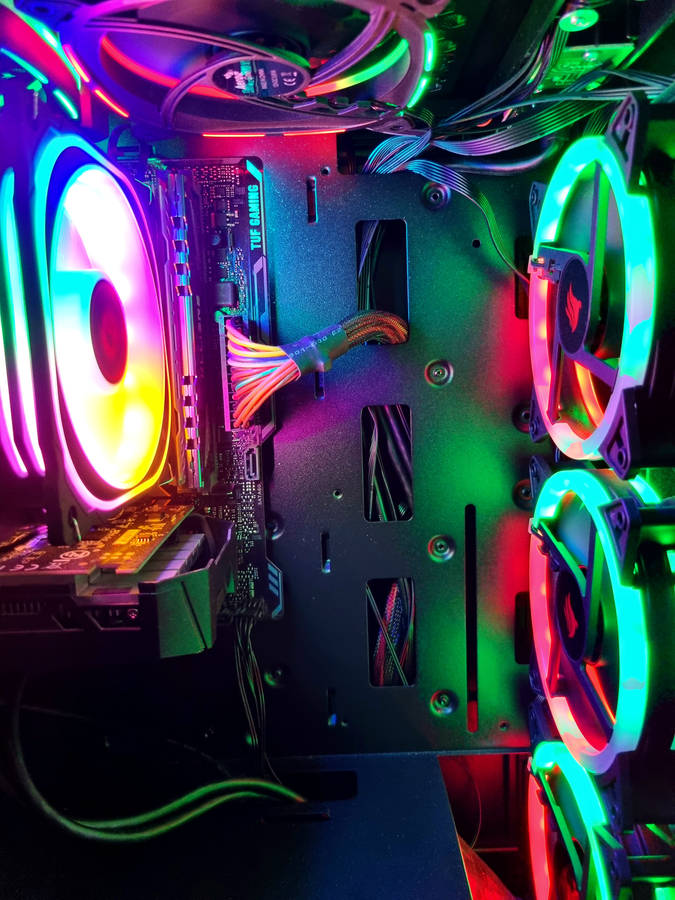 Modern Detailed Motherboard Close-up Wallpaper