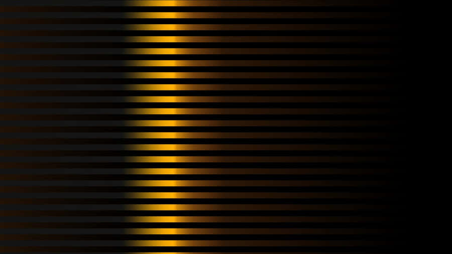 Monochrome Desktop Aesthetic In Black And Gold Wallpaper