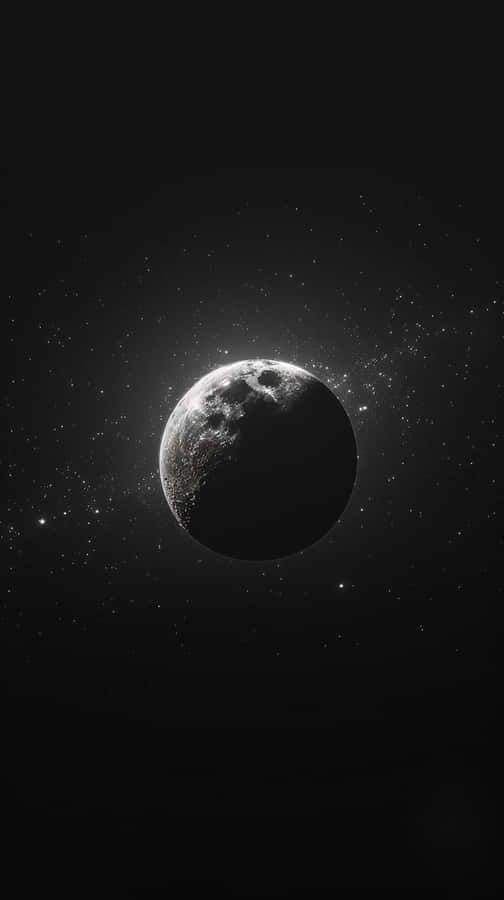Monochrome_ Earth_from_ Space Wallpaper