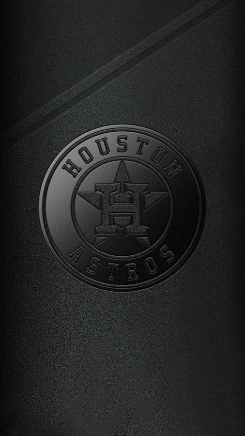 Monochrome Houston Astros Iphone Baseball Wallpaper