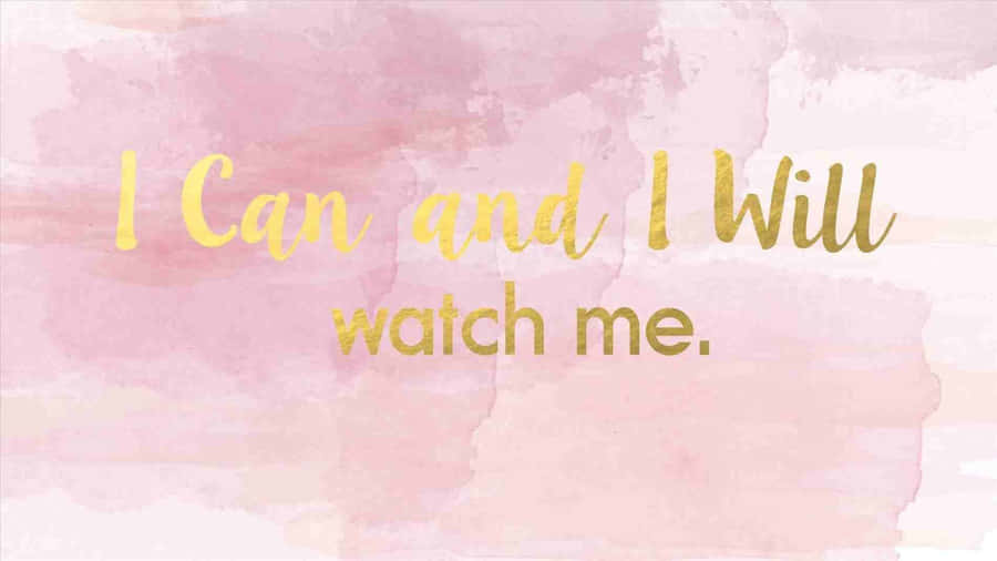 Motivational Quote Rose Gold Laptop Wallpaper