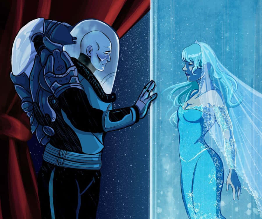 Download free Mr. Freeze In His Icy Suit With A Chilling Stare ...