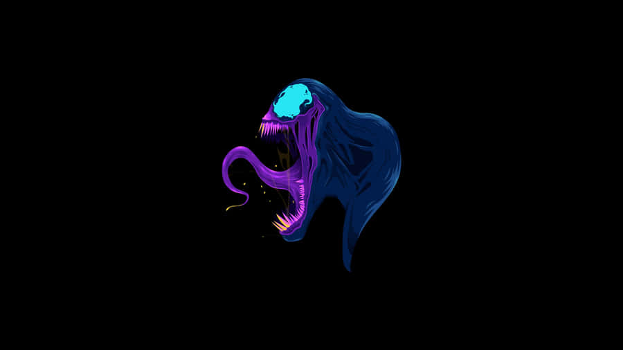 Mysterious And Inspiring Minimalist Purple Background Wallpaper