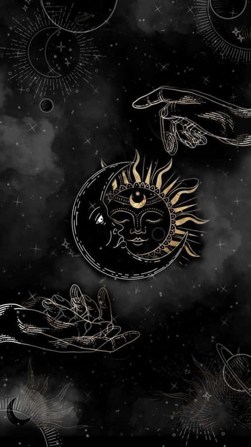 Mystical Celestial Dance Wallpaper