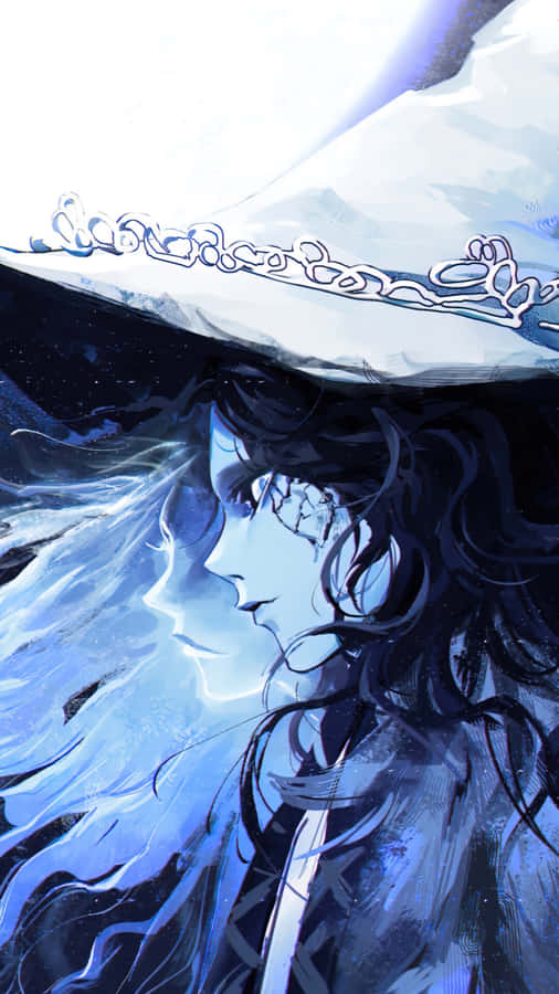 Mystical_ Witch_ Profile_ Art Wallpaper