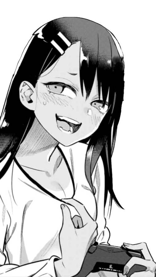 Download free Nagatoro Black And White Wallpaper - MrWallpaper.com