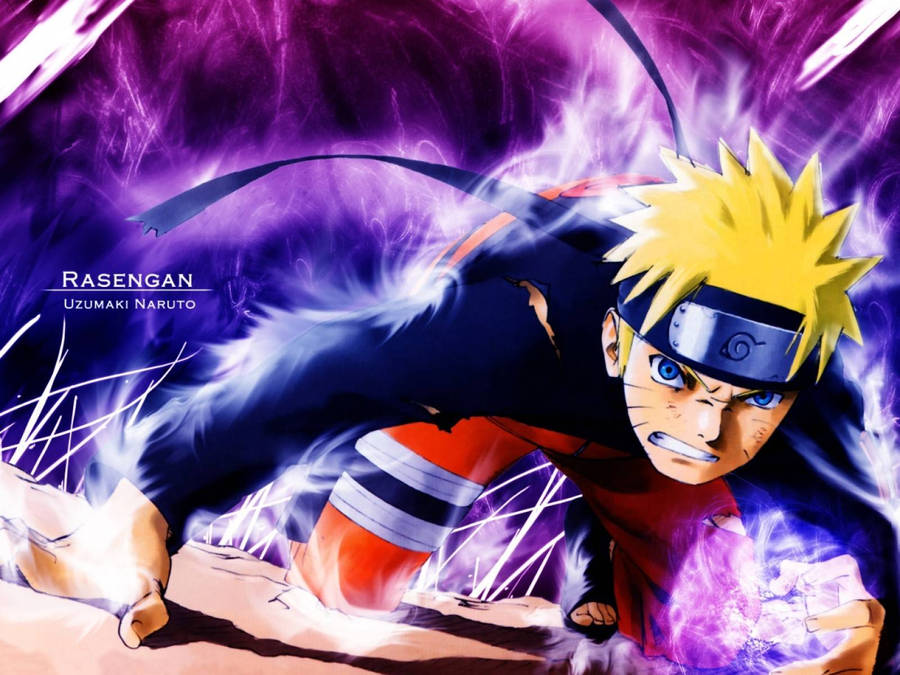 Uzumaki Naruto Using Rasengan In The Rain Live Wallpaper - MoeWalls