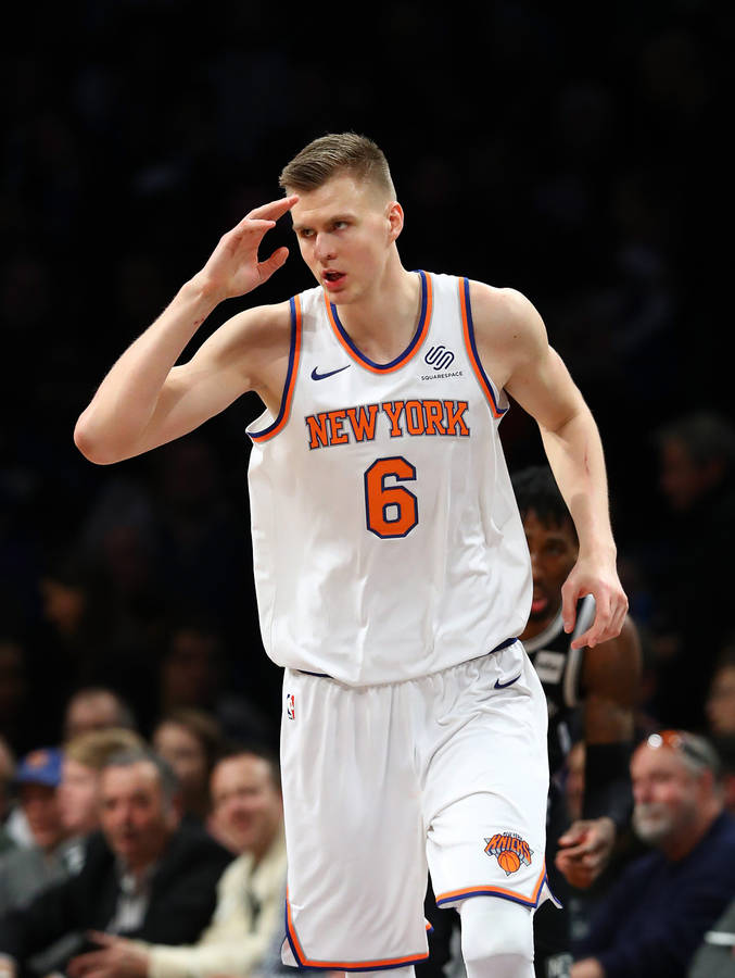 Download Free Nba New York Knicks Kristaps Porzingis Wallpaper ...