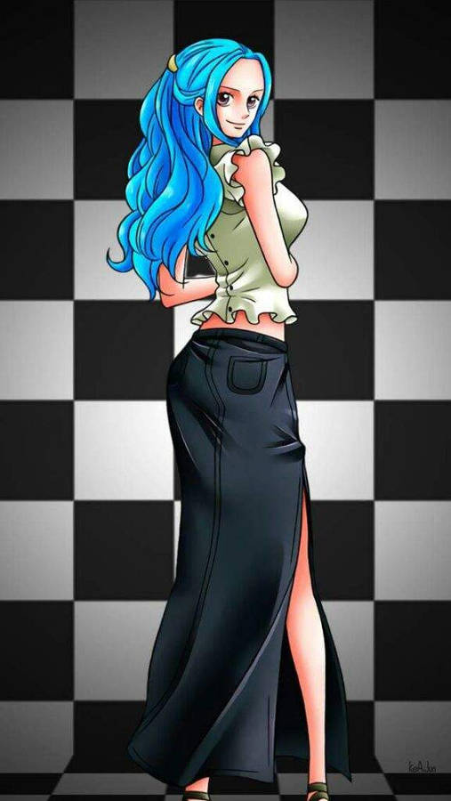 Download free Nefertari Vivi Blue Hair Wallpaper - MrWallpaper.com