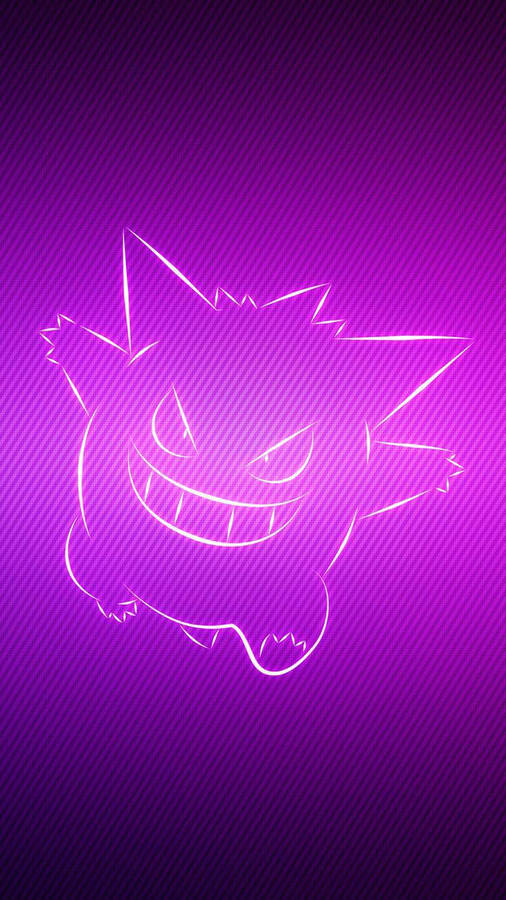 Download free Neon Gengar Wallpaper - MrWallpaper.com