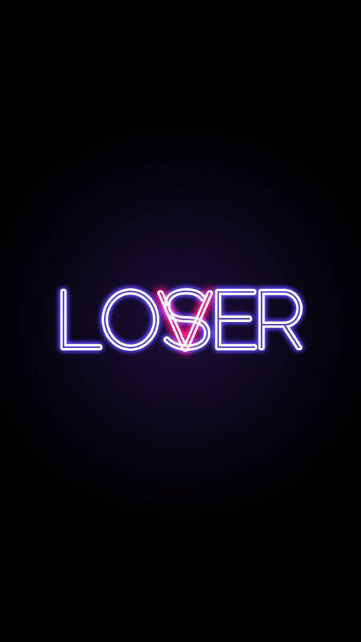 Download free Neon Loser Black Lover Phone Background Wallpaper ...