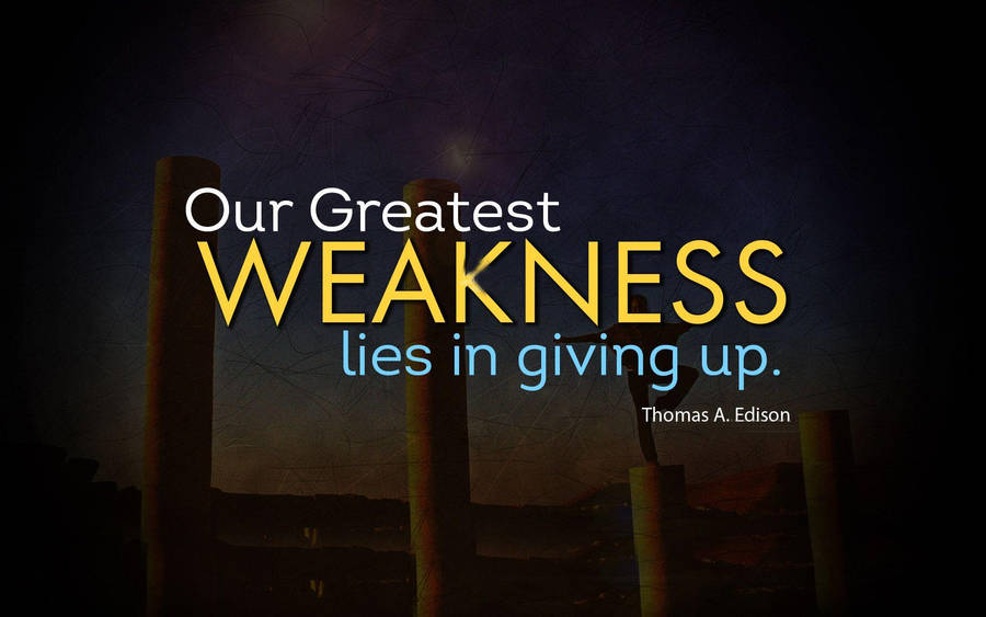 Download free Never Give Up Thomas Edison Wallpaper - MrWallpaper.com