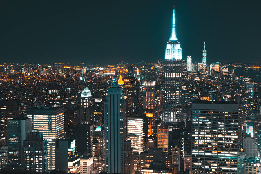 New York City At Night Wallpaper