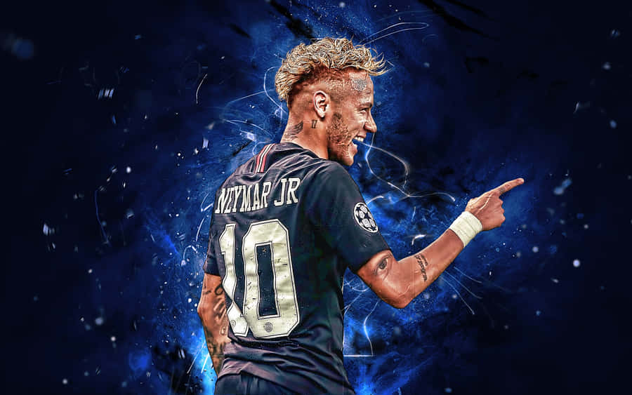 Neymar Junior Smiling Wallpaper