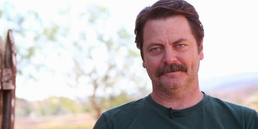 Nick Offerman Known For His Role As Ron Swanson In Parks And Recreation