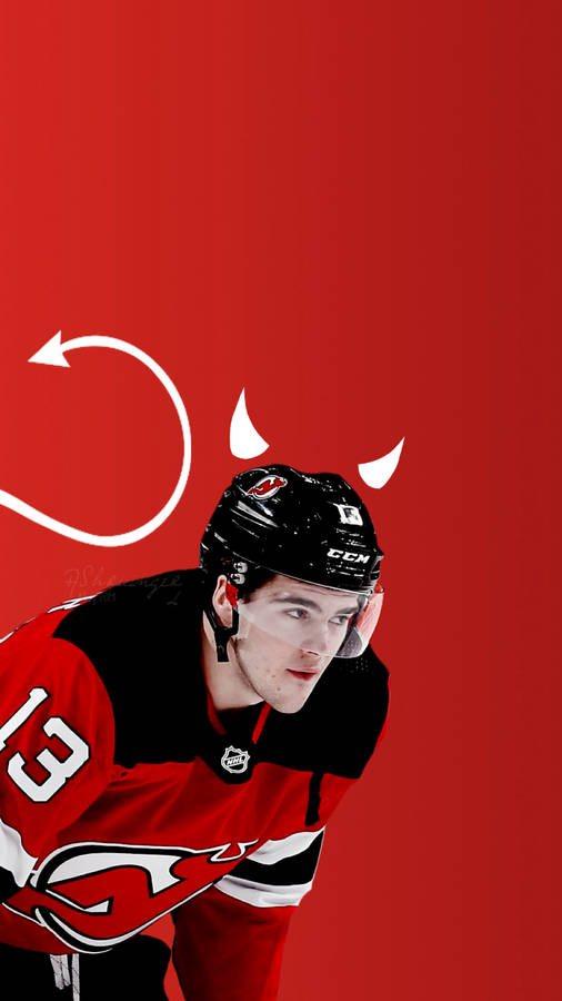 Download free Nico Hischier Devil Wallpaper - MrWallpaper.com